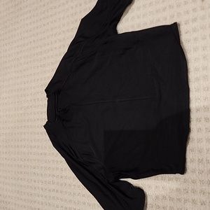 Lululemon high neck shirt sleeve crop shirt